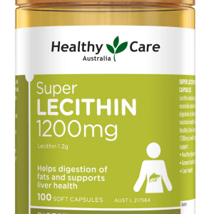 Healthy Care Super Lecithin 1200mg 100 Capsules